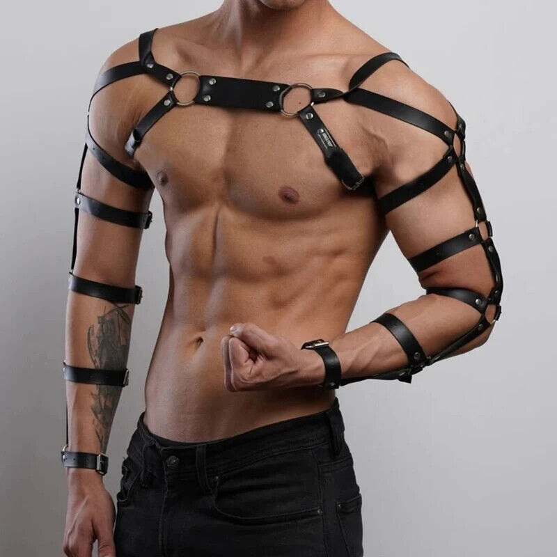 VISION x Harness in Schwarz Model " XTREM VISION ", Clubwear Techno  