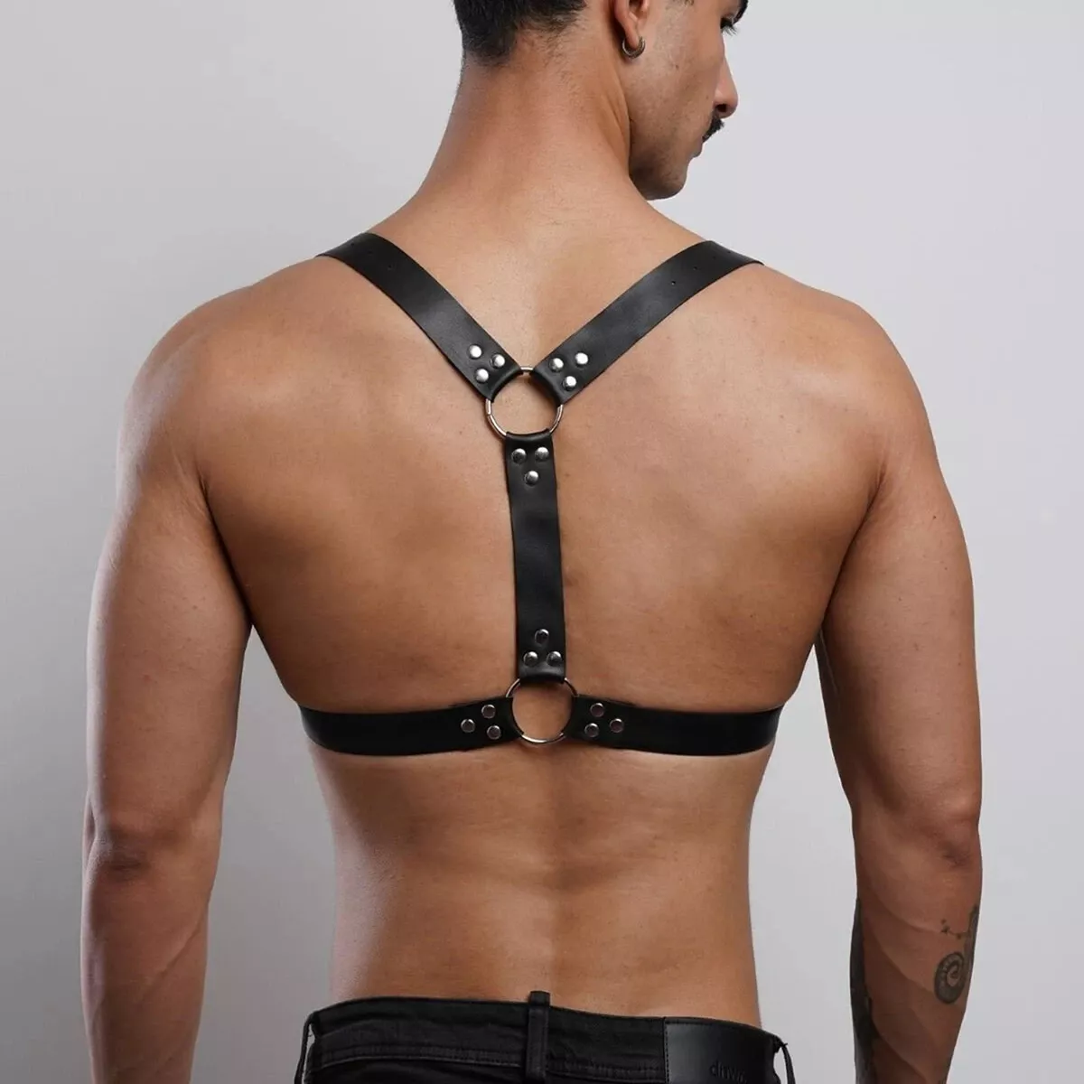 NO x REAL Club Harness in Schwarz Model " NoReal x2 Club ", Techno Harness  