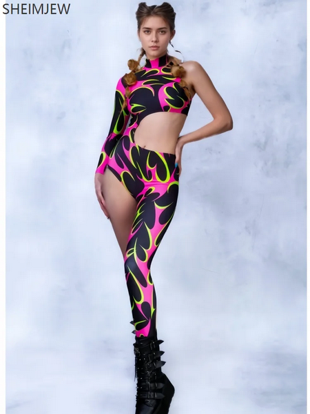 Cyberpunk Women Body Model "PINK x TATTOO" , Techno Fashion