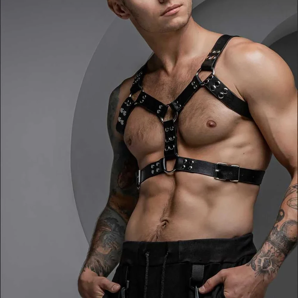 NO x REAL Club Harness in Schwarz Model " NoReal x Club ", Techno Harness  