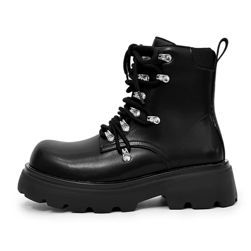 Unisex DARK TECHNO Boots NO LIMIT in Schwarz / handgemacht  , Clubwear Techno 