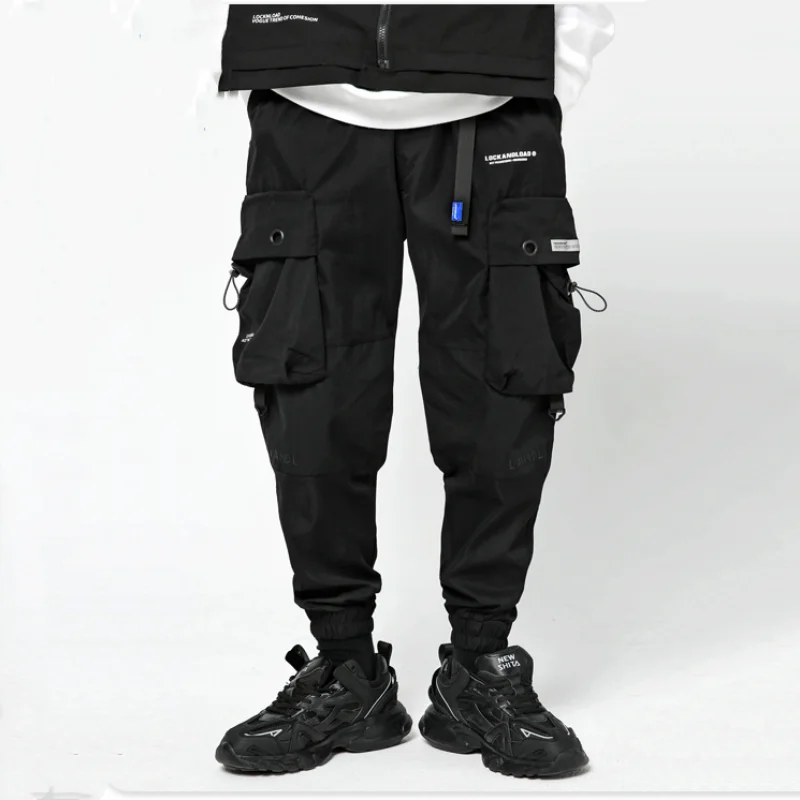 Cargo Techwear mit Applikationen  Model Gray Tech 2024 , Techwear Fashion