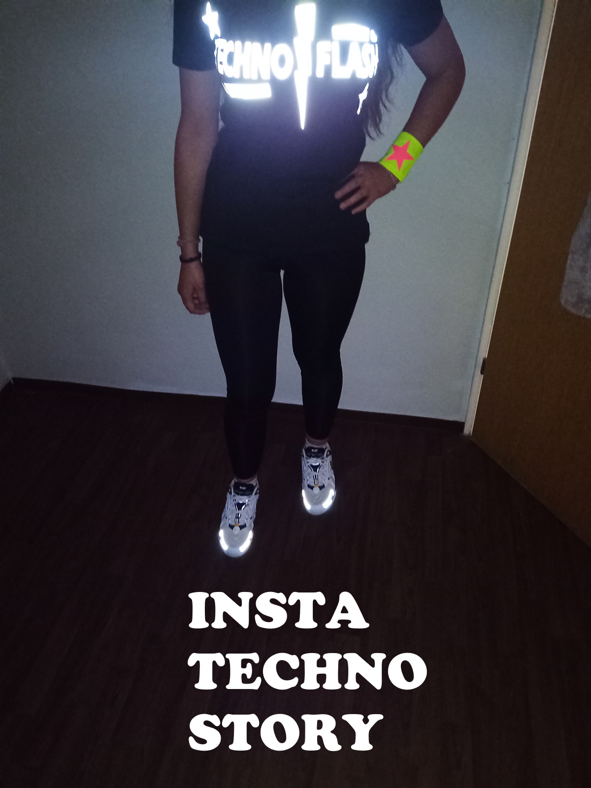 Women T-Shirt von SONICX Model " Techno FLASH"  Techno Wear Style Flash Attacke  