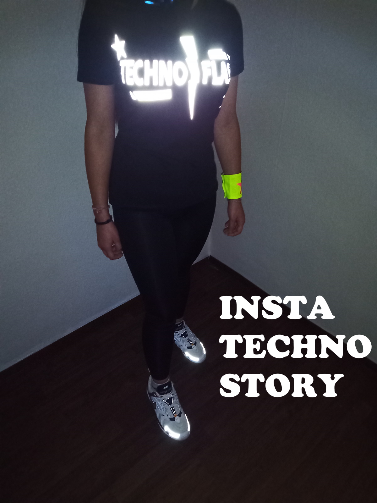 Women T-Shirt von SONICX Model " Techno FLASH"  Techno Wear Style Flash Attacke  