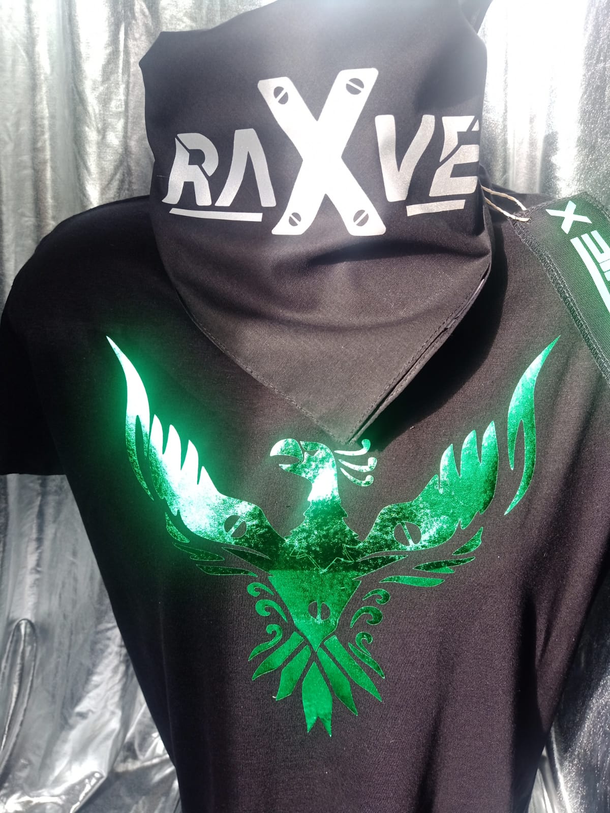 Bandana / Halstuch  von RAVE X Model " RAVE X 2k21"  Rave Wear Style in Reflex