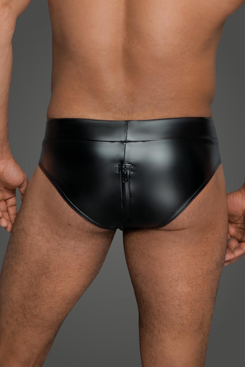 Shorts mit durchgehendem Reißverschluss H065 von Noir Handmade MissBehaved Collection